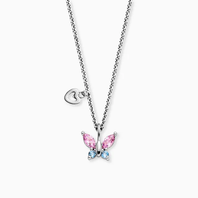 engelsrufer-herzengel-kinder-halskette-edelstahl-schmetterling-mit-zirkonia image 1