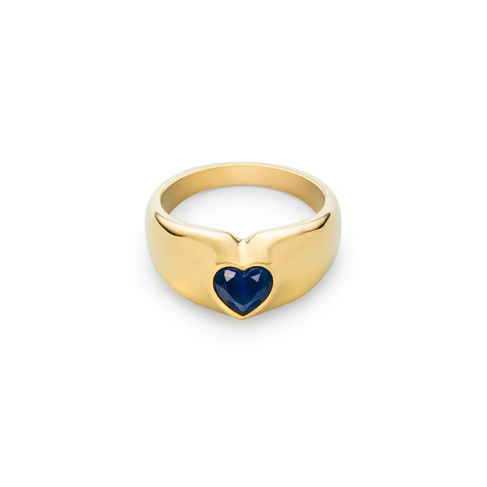 paul-hewitt-heart-of-the-sea-bold-heart-ring-gold image 1