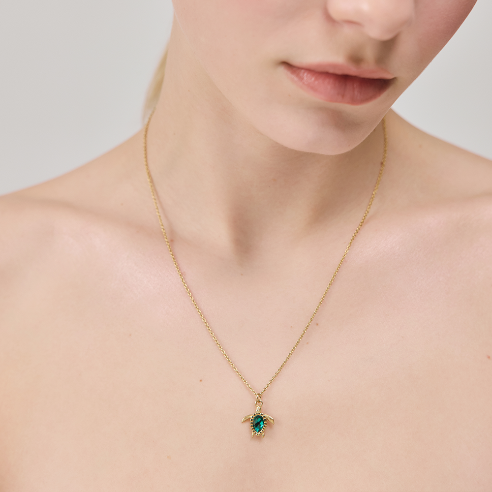 paul-hewitt-turtle-mono-halskette-aquamarine-gold image 3