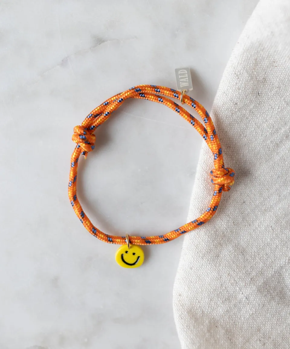 wald-berlin-smilie-dude-orange-freundschaftsarmband image 1