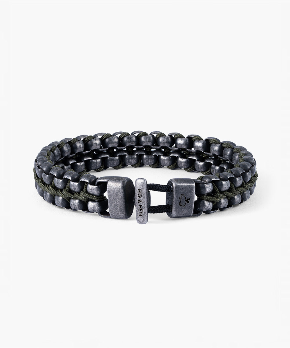pig-hen-catena-venetian-dbl-herren-armband-army-vintage image 1