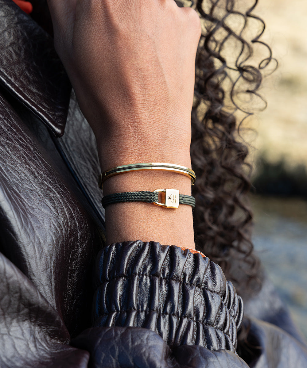 pig-hen-billy-army-gold-damen-seilarmband-gr-n-gold image 3