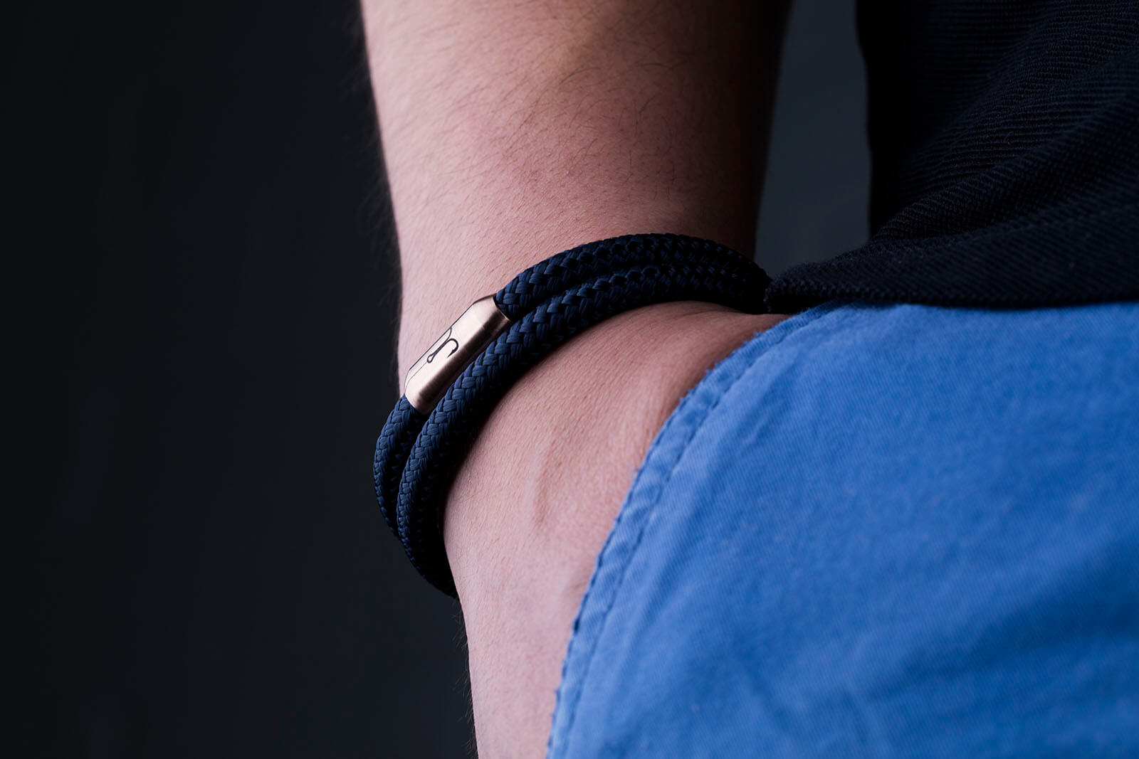 fischers-fritze-k-nigsgarnele-frank-segeltau-armband-marineblau image 2