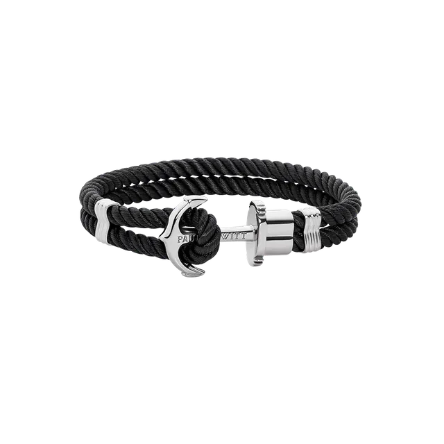 paul-hewitt-phrep-armband-silber-schwarz-ocean-steel image 1