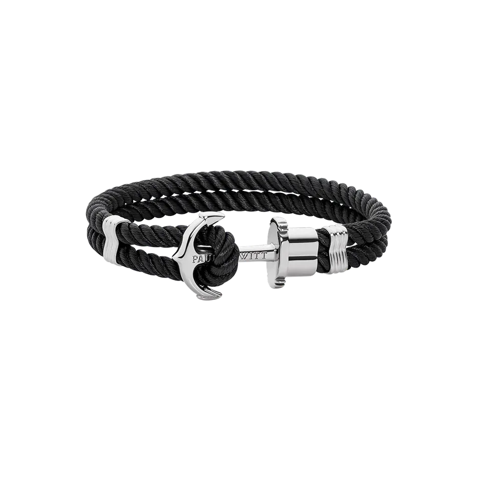 paul-hewitt-phrep-armband-silber-schwarz-ocean-steel image 1