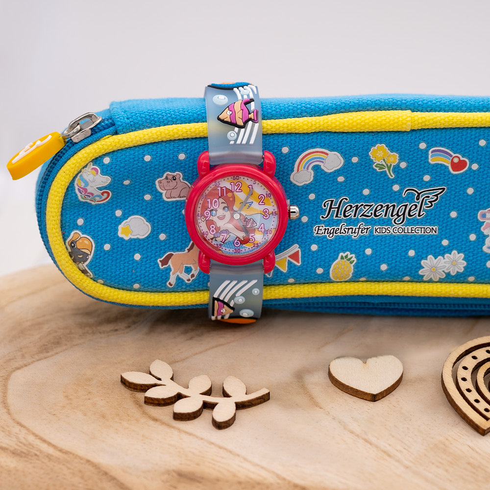 engelsrufer-herzengel-kinder-uhr-meerjungfrau-f-r-m-dchen-inkl-schlamperm-ppchen image 5