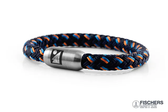 fischers-fritze-makrele-kieler-woche-sonderedition-2026-armband-marineblau-stahl image 1