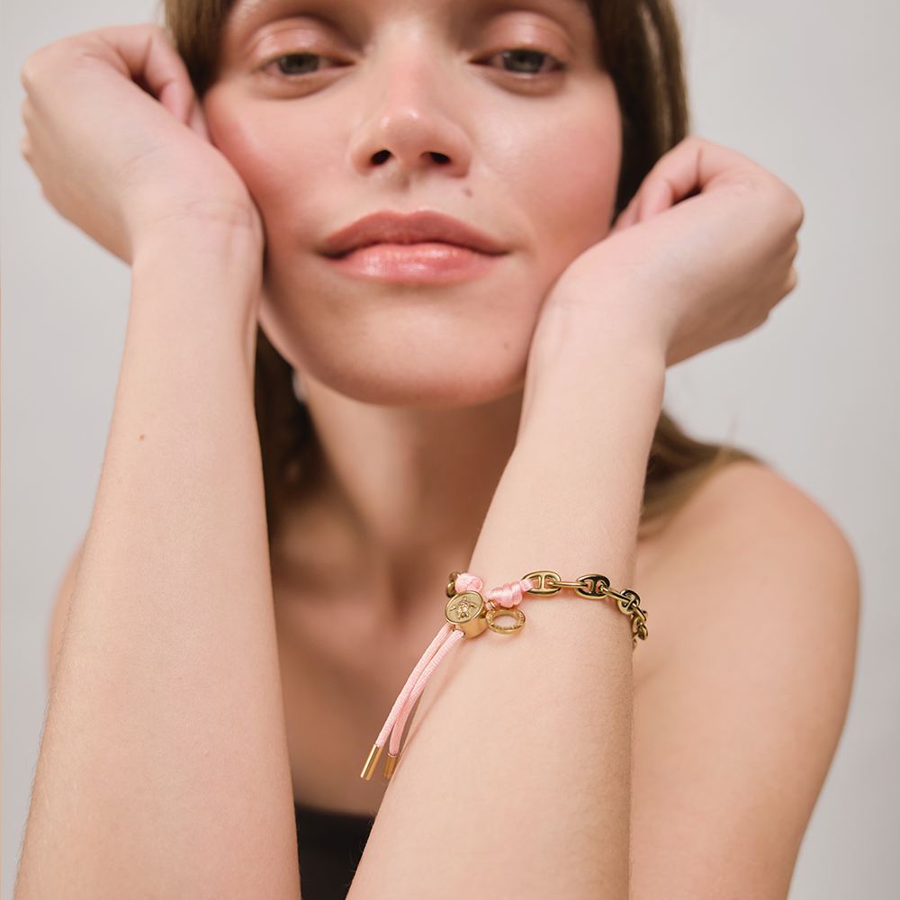 paul-hewitt-turtle-anchor-chain-armband-gold-rosa image 2
