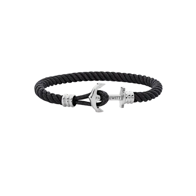 paul-hewitt-phrep-lite-armband-silber-nylon-schwarz-herren image 1