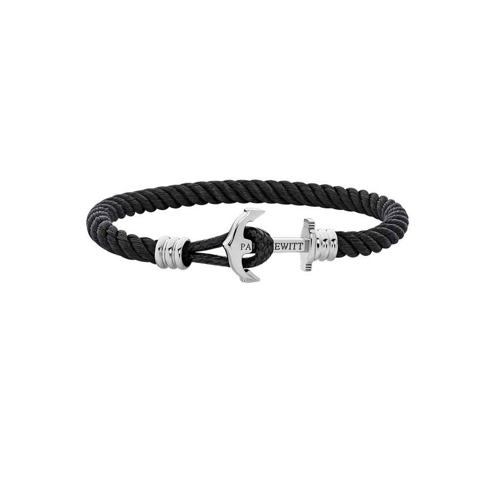 paul-hewitt-phrep-lite-armband-silber-nylon-schwarz-herren image 1