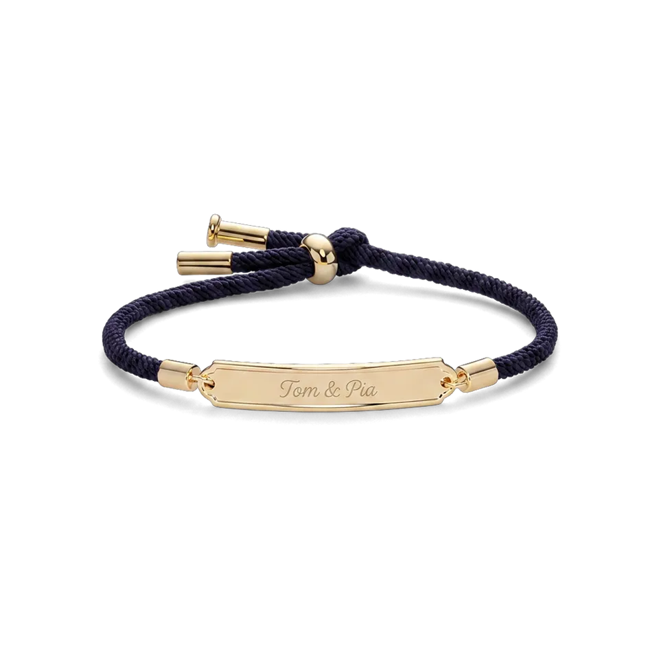 paul-hewitt-vitamin-sea-gravur-armband-gold-marineblau-damen image 1