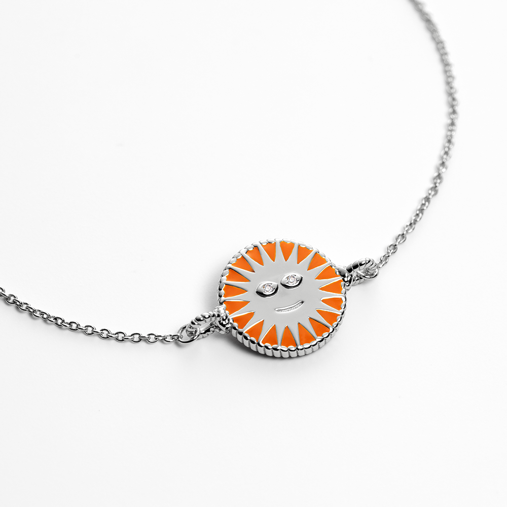 paul-hewitt-sumos-armkette-silber-bright-orange-damen-armband-sun-moon-stars image 5