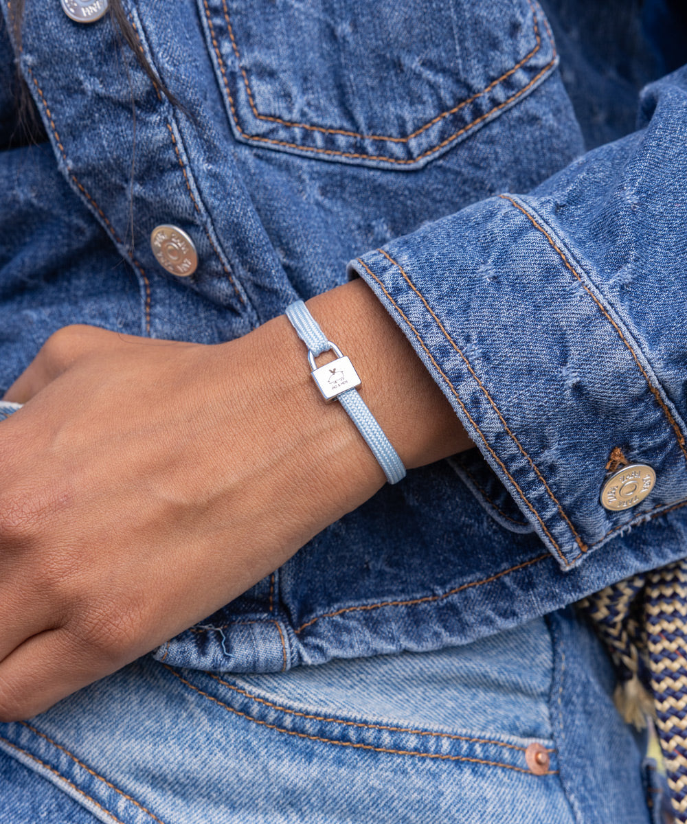 pig-hen-billy-armband-arctic-blue-silver-nautikseil-mit-edelstahl-f-r-damen image 3