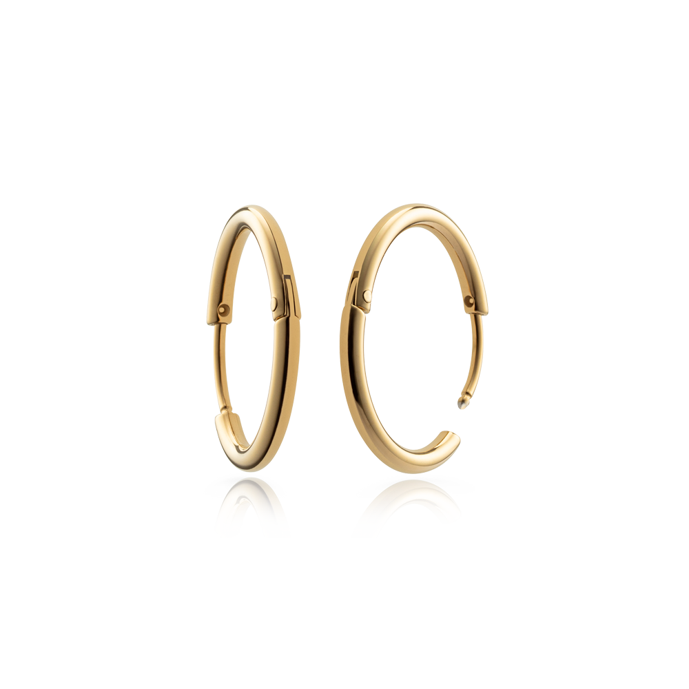 paul-hewitt-hoops-ohrring-gold-klassische-creolen-aus-recyceltem-edelstahl-damen image 1