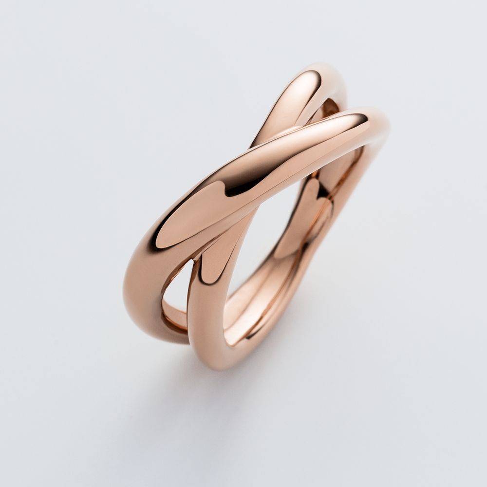 paul-hewitt-waves-twisted-ring-ros-gold image 4