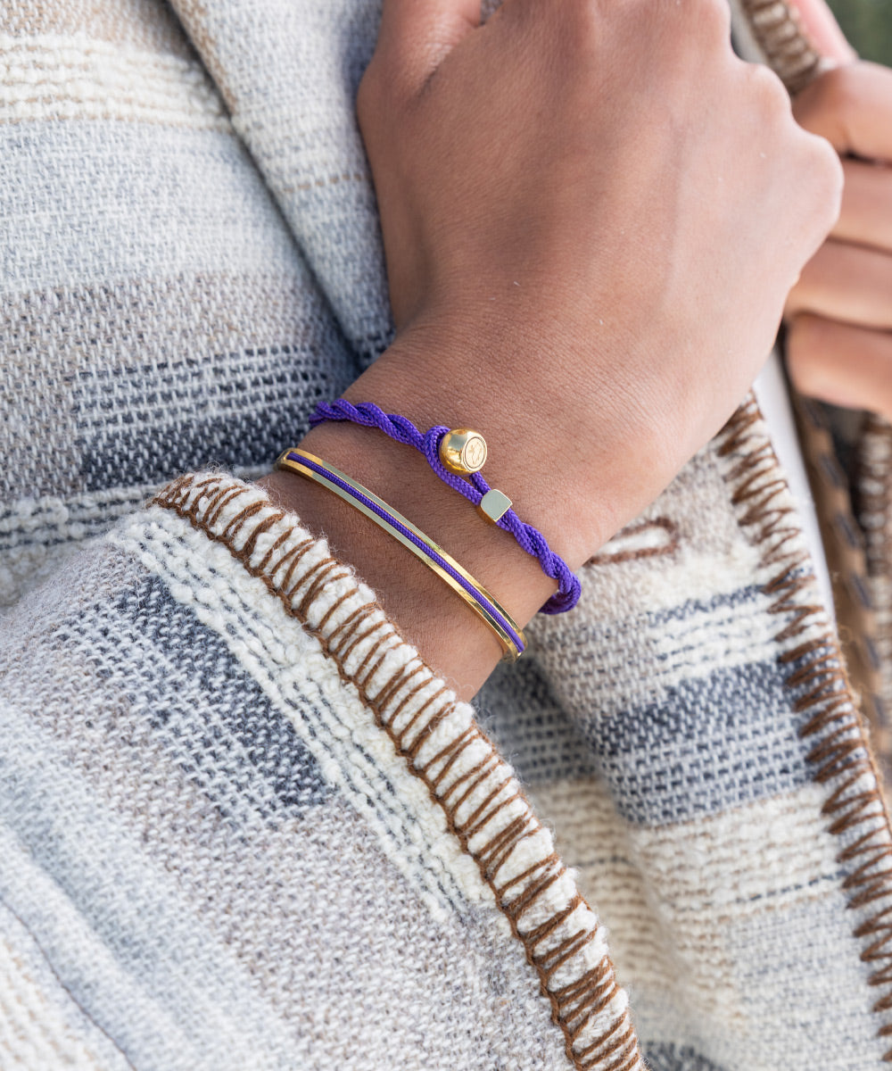pig-hen-ed-armband-royal-purple-gold image 2