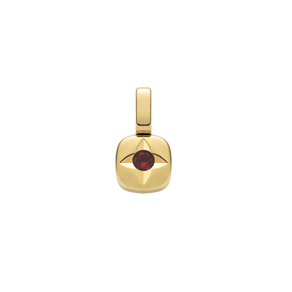 paul-hewitt-birthstone-charm-january-gold-geburtsstein-anh-nger image 1