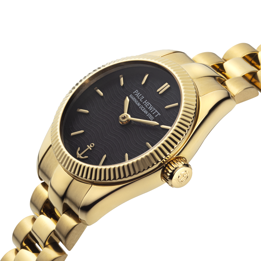 paul-hewitt-petit-soleil-round-uhr-gold-schwarz-damen-solaruhr image 3