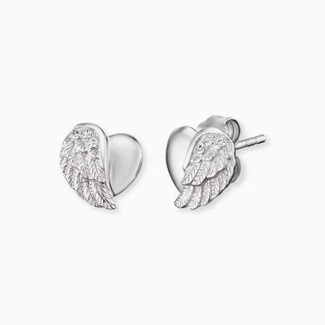 engelsrufer-ohrstecker-925er-silber-herzfl-gel-mit-zirkonia image 1