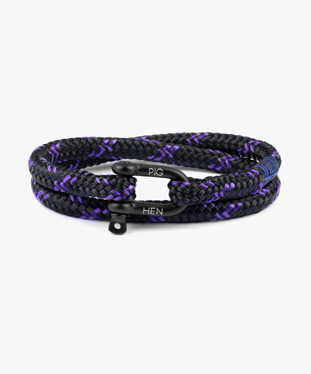 pig-hen-salty-steve-armband-black-royal-purple-black image 1