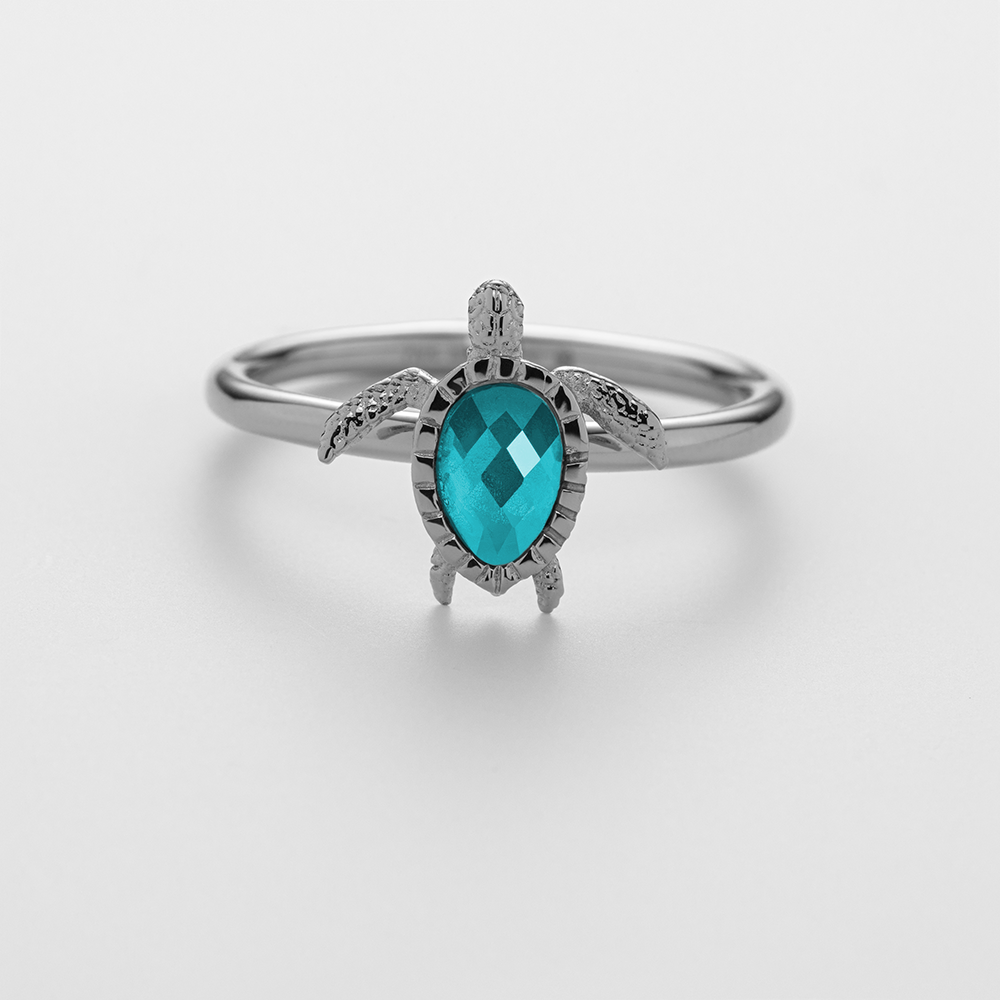 paul-hewitt-turtle-ring-aquamarine-silber image 3