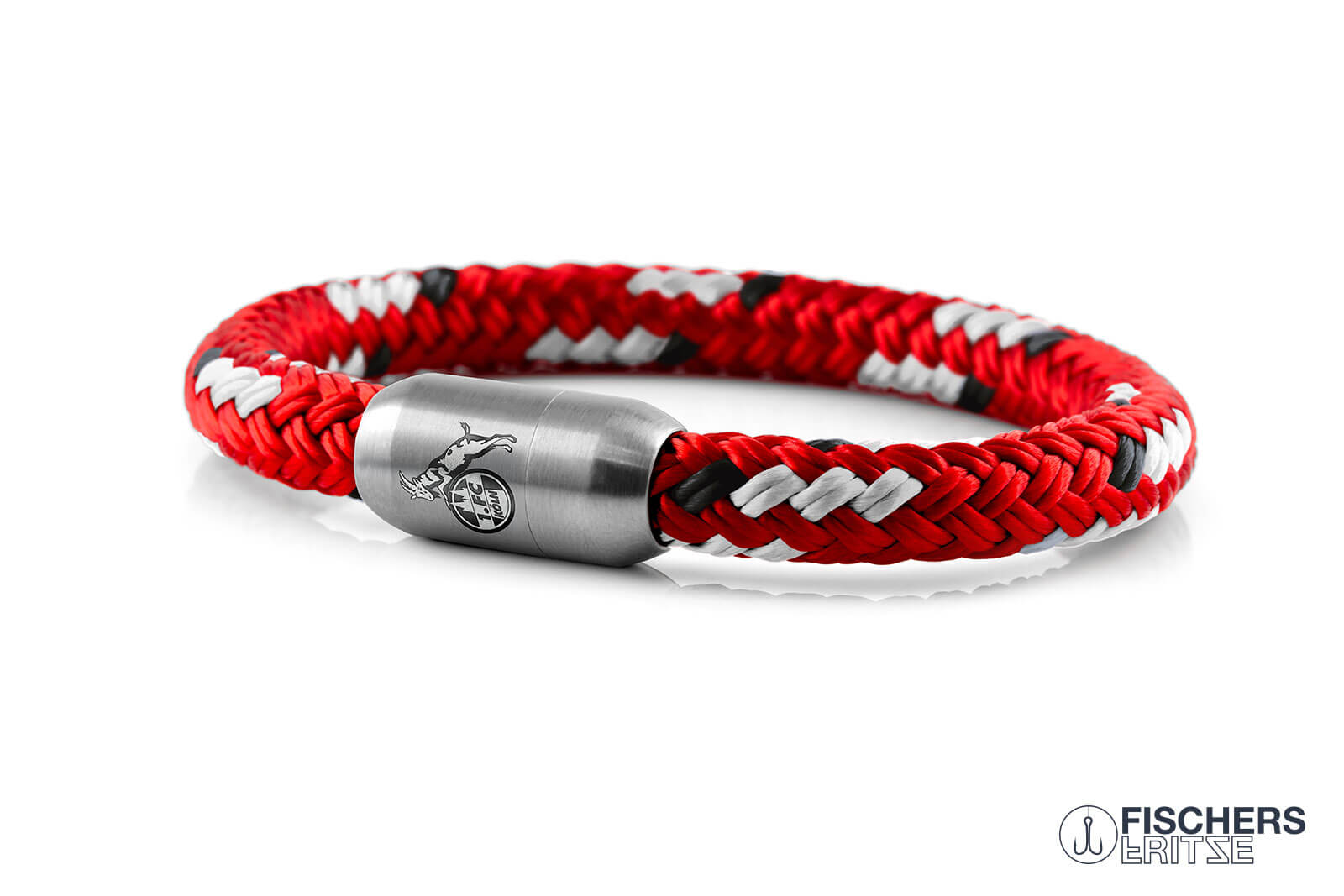 fischers-fritze-makrele-1-fc-k-ln-segeltau-armband-rot-wei-schwarz image 1