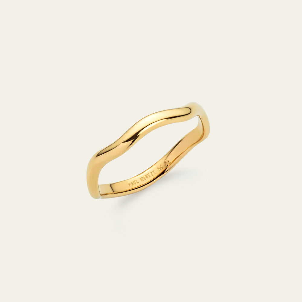 paul-hewitt-waves-mono-ring-gold-damen-ring-im-wellen-design image 1