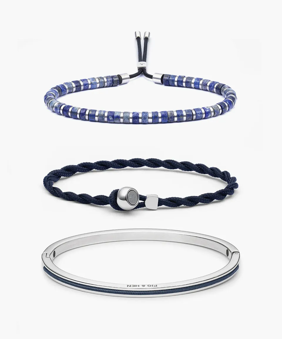 pig-hen-brontide-4mm-easy-ed-navy-navarch-4mm-armband-set-blau image 1