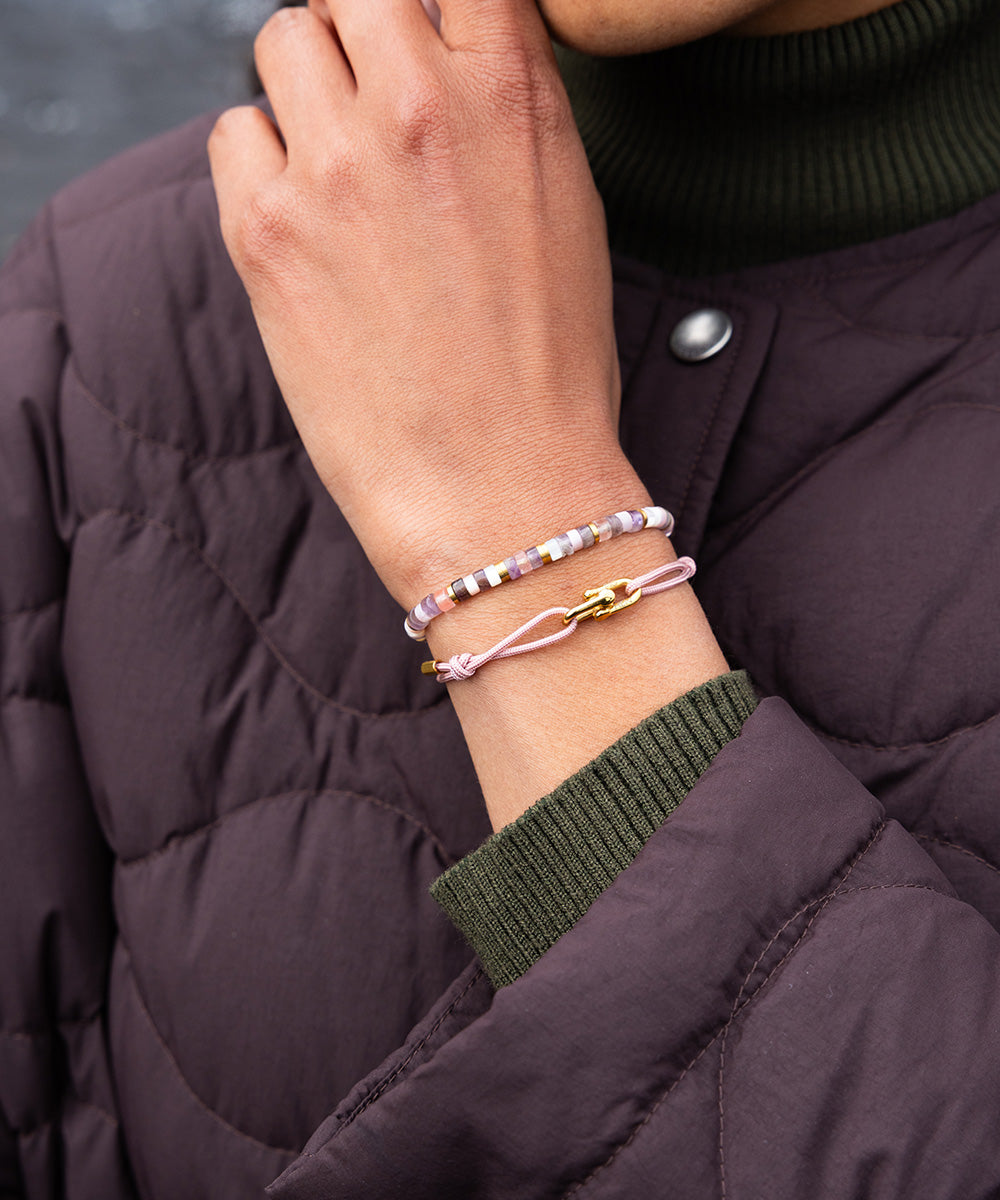 pig-hen-mia-dusty-pink-gold-damen-seilarmband-verstellbar image 3