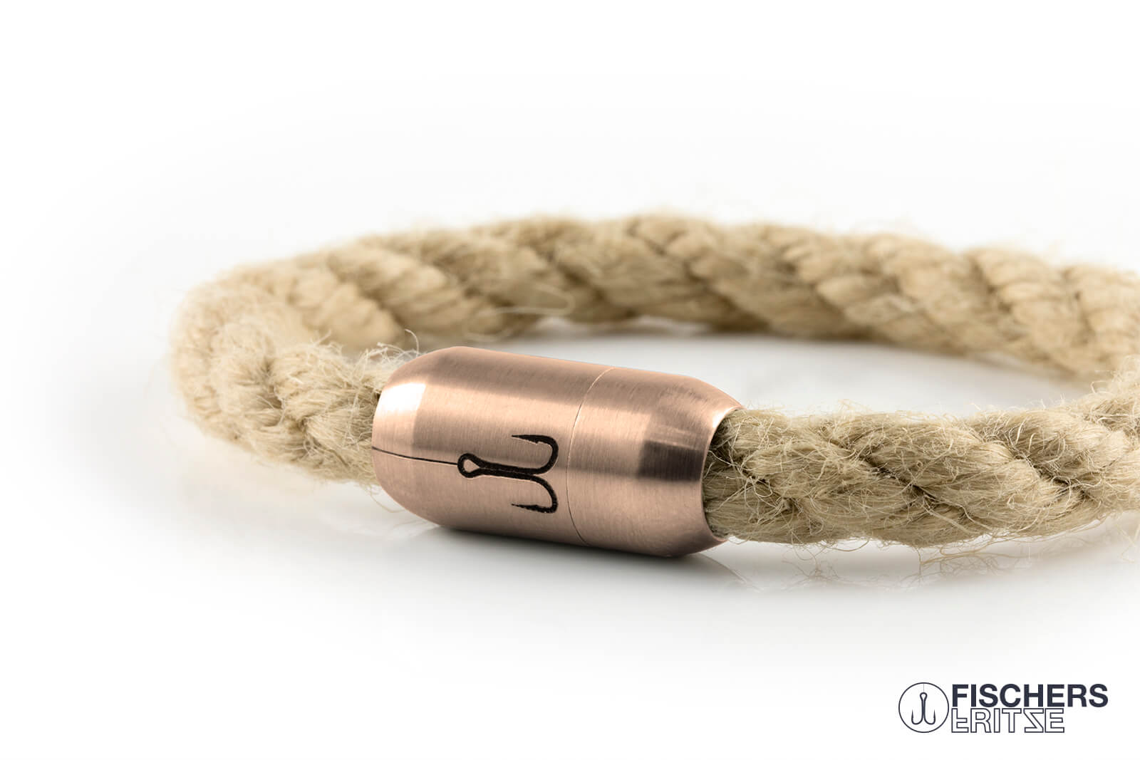 fischers-fritze-k-nigsmakrele-falk-segeltau-armband-natur-gedreht image 7