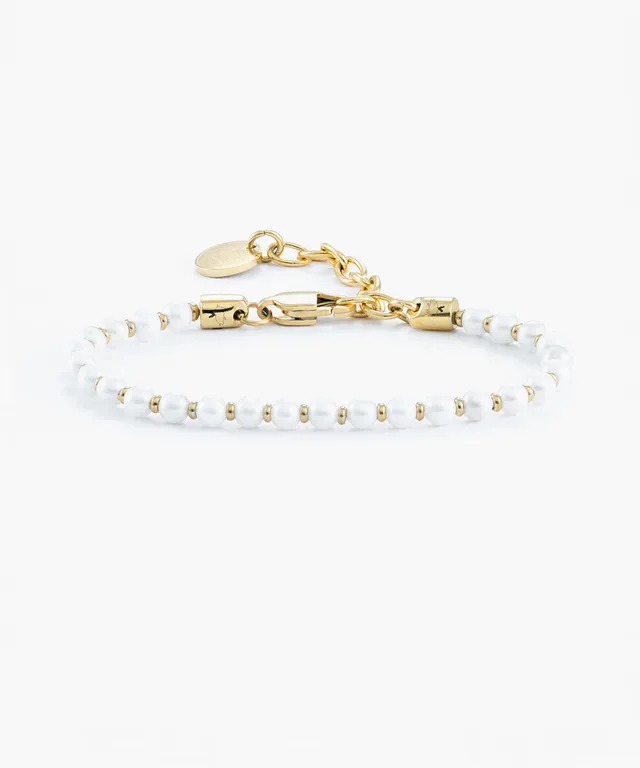 pig-hen-brontide-4-mm-pearl-gold-damen-armband-verstellbar image 1