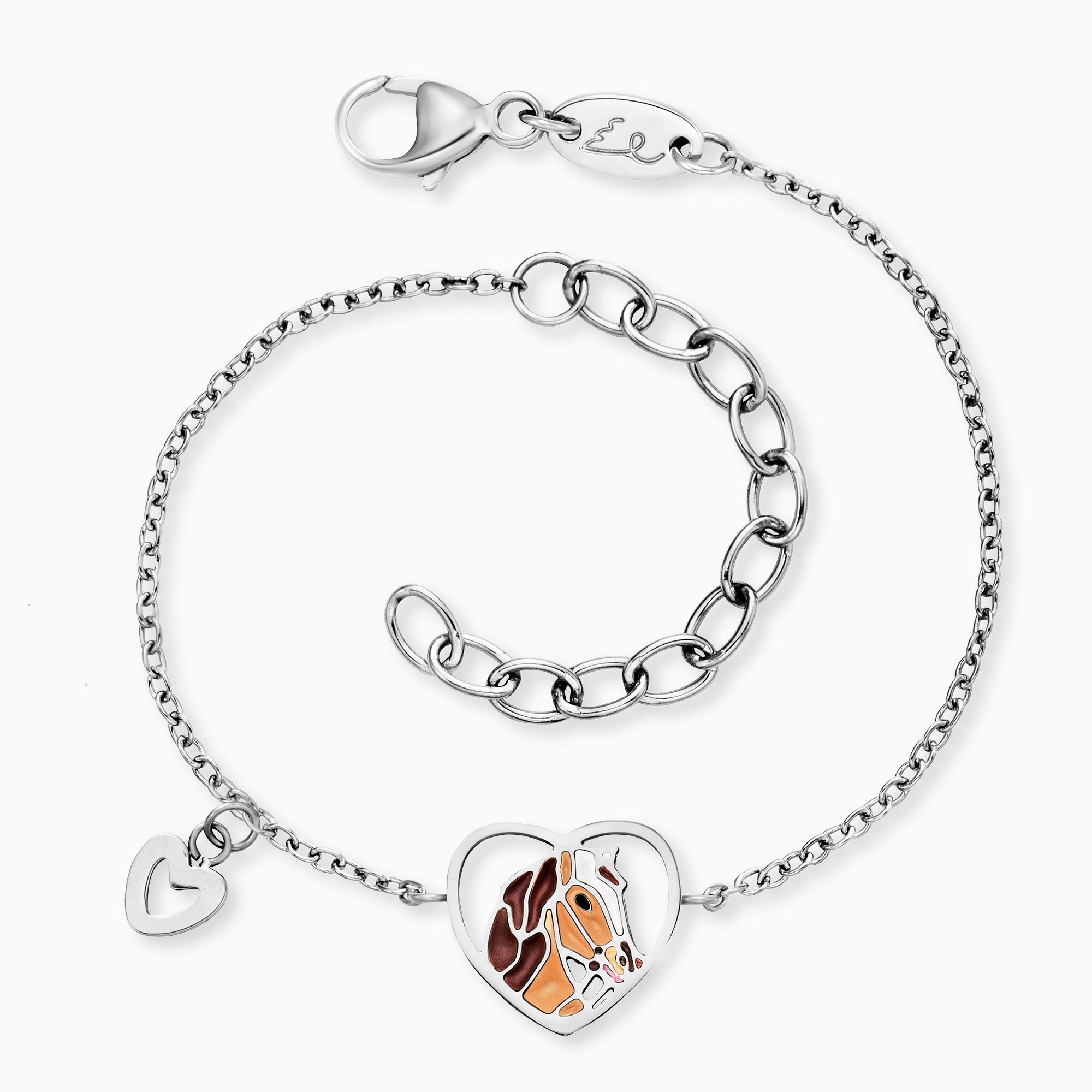 engelsrufer-herzengel-kinder-armband-edelstahl-pferd-emaille image 1