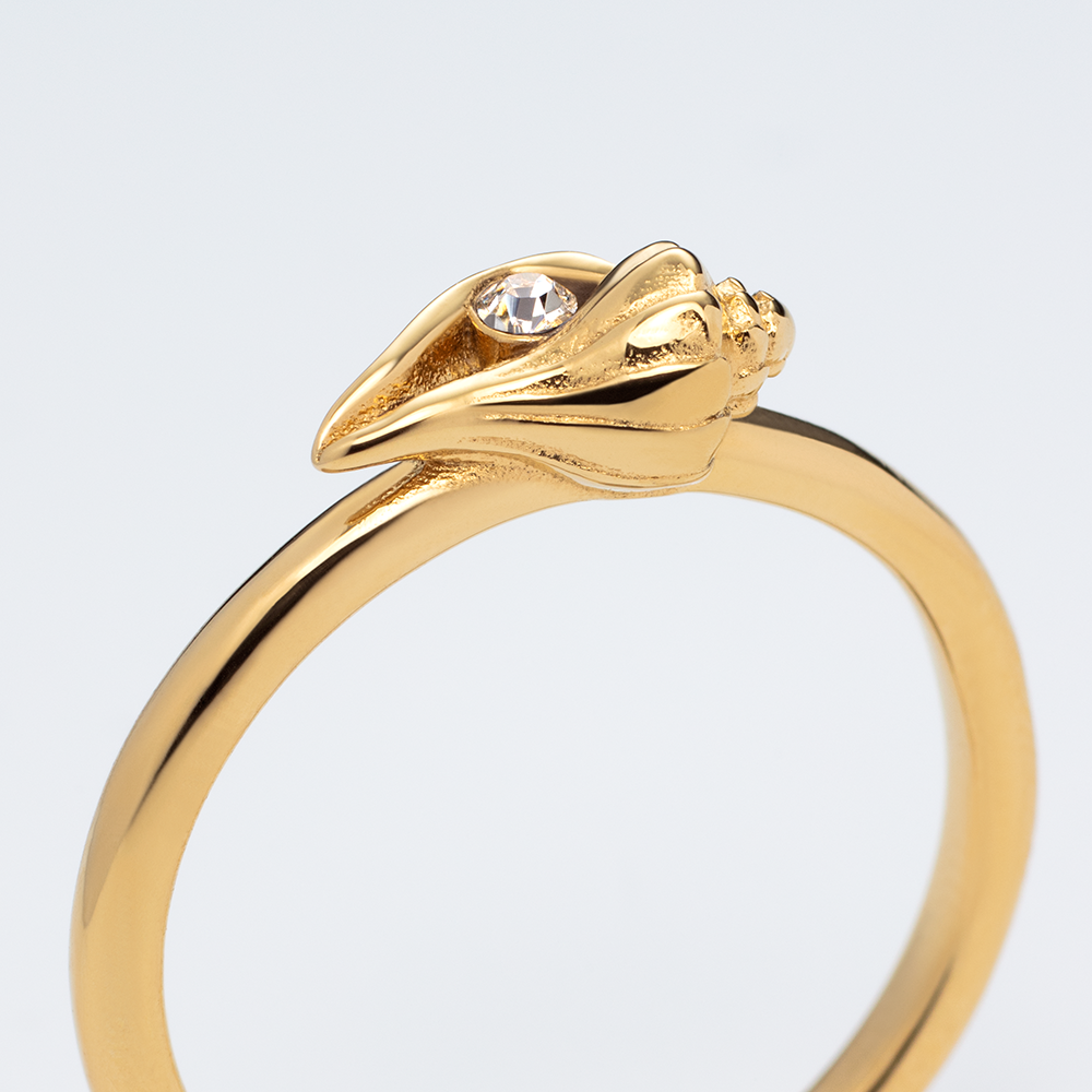 paul-hewitt-sea-shell-ring-gold-mit-zirkonia-muschel image 3