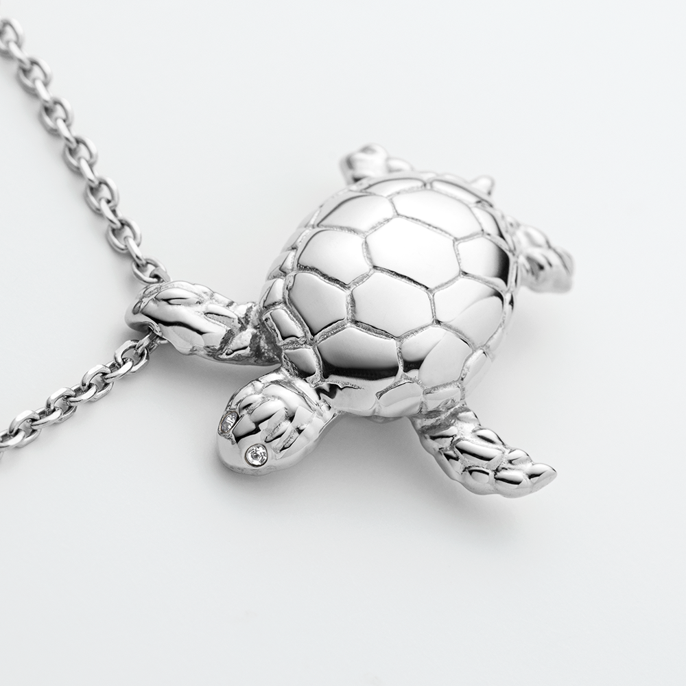 paul-hewitt-turtle-big-halskette-silber-gro-es-statement-aus-marinium image 2