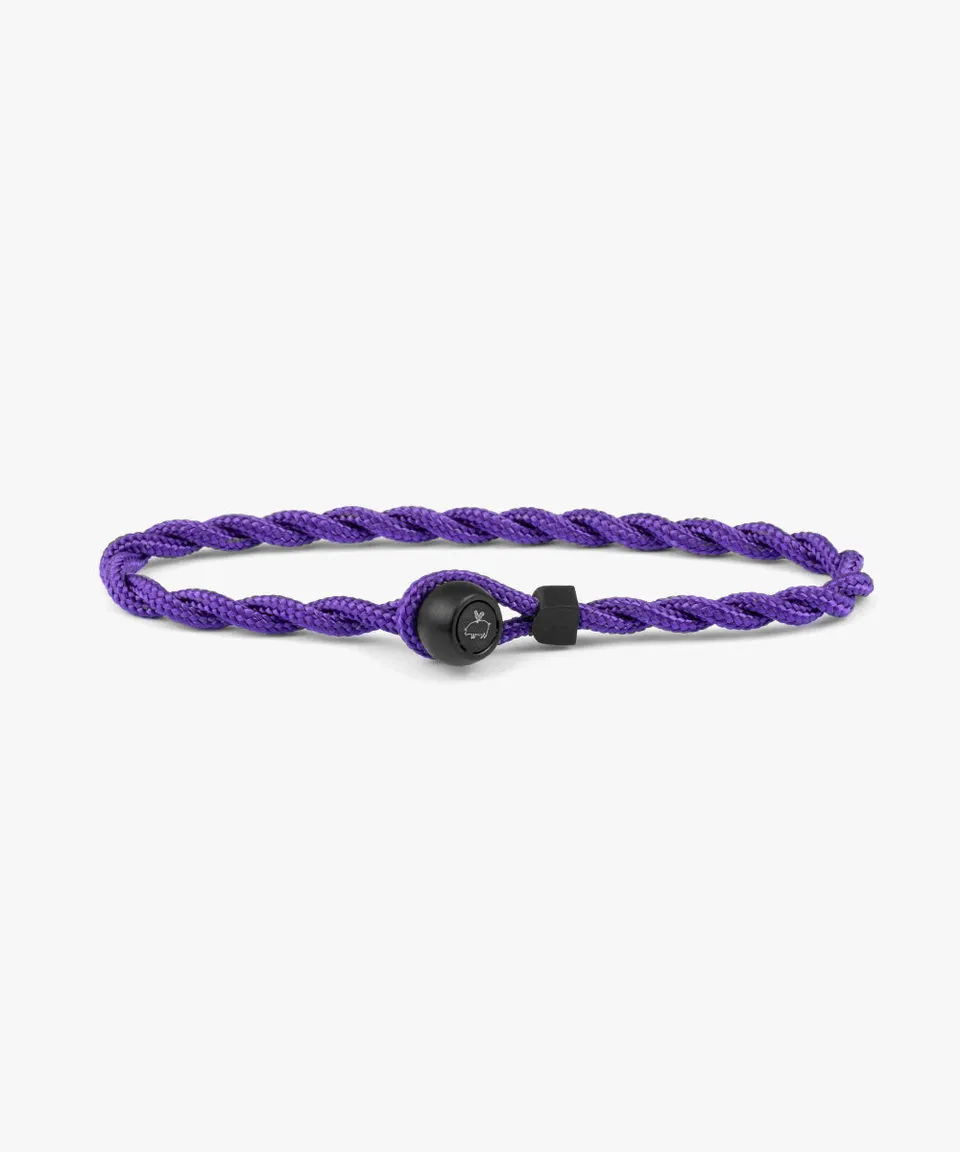 pig-hen-easy-ed-armband-royal-purple-schwarz-edelstahl-unisex image 1
