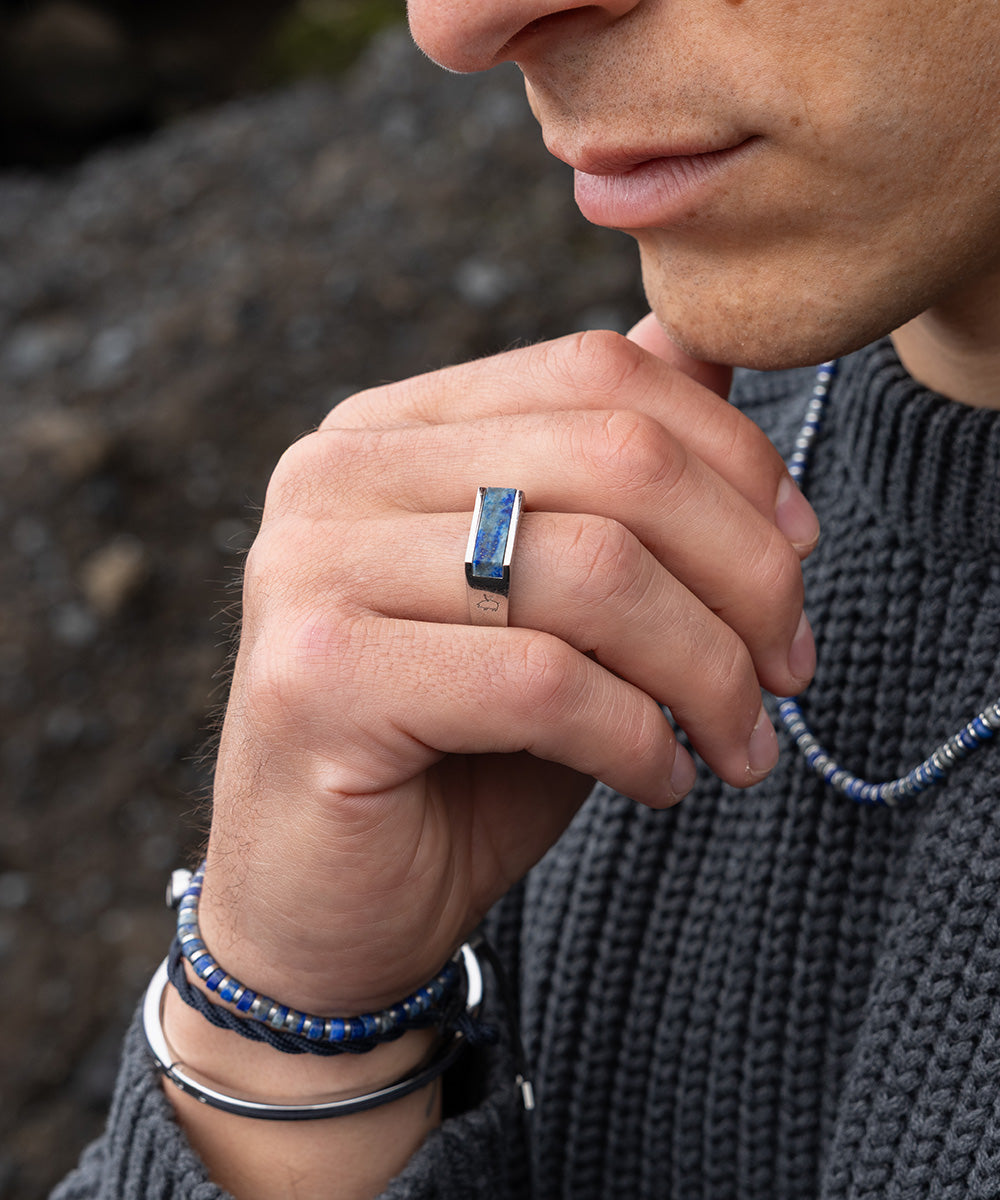 pig-hen-signet-ring-7-mm-lapislazuli-silber-edelsteinring image 2