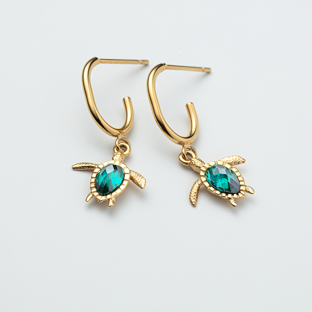 paul-hewitt-turtle-hoops-ohrring-aquamarine-gold-f-r-damen image 4