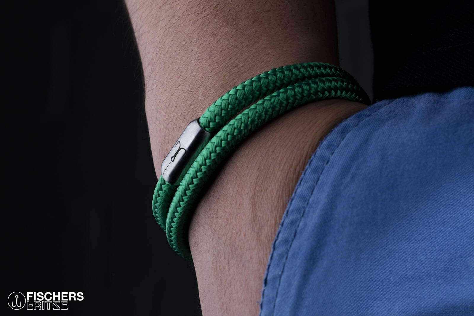 fischers-fritze-garnele-elias-armband-gr-n image 2