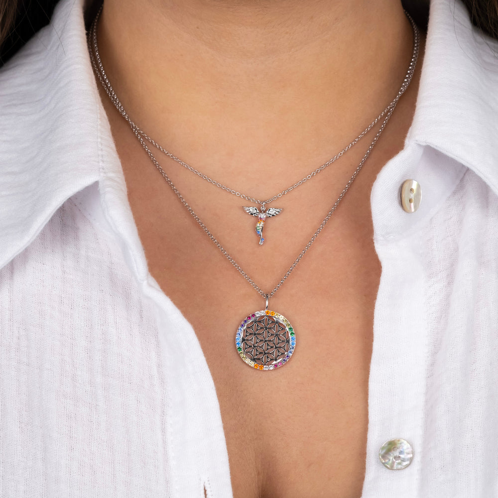 engelsrufer-halskette-schutzengel-925er-silber-mit-zirkonia-multicolor image 3