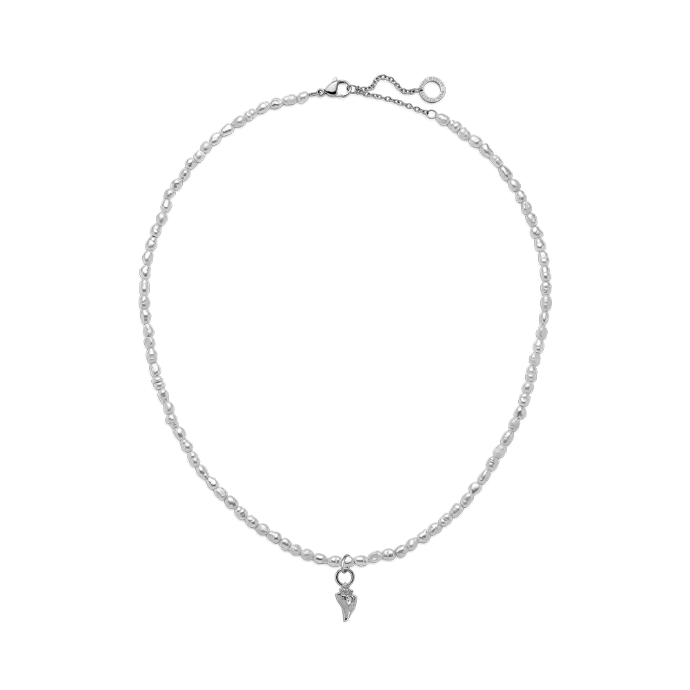 paul-hewitt-sea-shell-charm-halskette-silber-set-muschel-anh-nger-damen image 1
