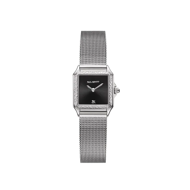 paul-hewitt-petite-tortue-uhr-black-silver image 1