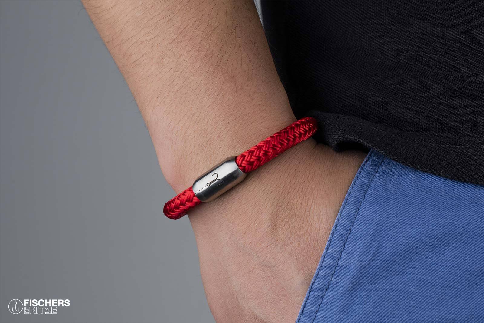 fischers-fritze-makrele-leon-armband-rot image 5