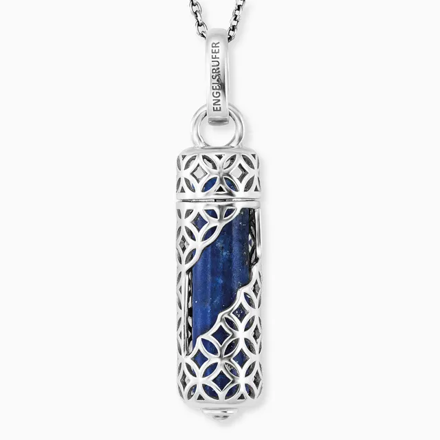 engelsrufer-powerful-stone-halskette-925er-silber-mit-lapislazuli-gr-e-m image 1