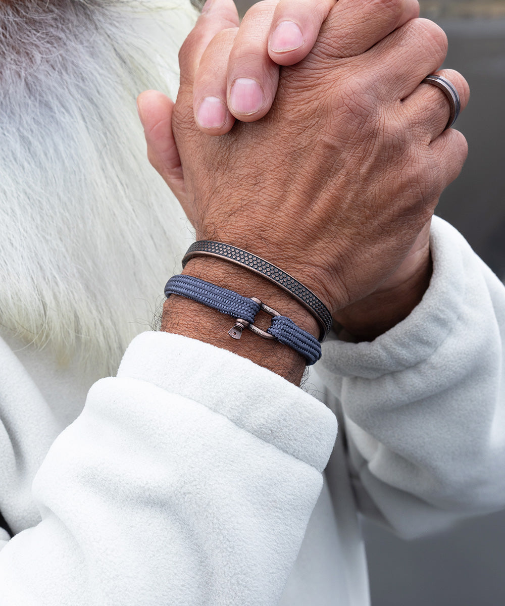 pig-hen-vicious-vik-herren-seilarmband-slate-gray-bronze image 2