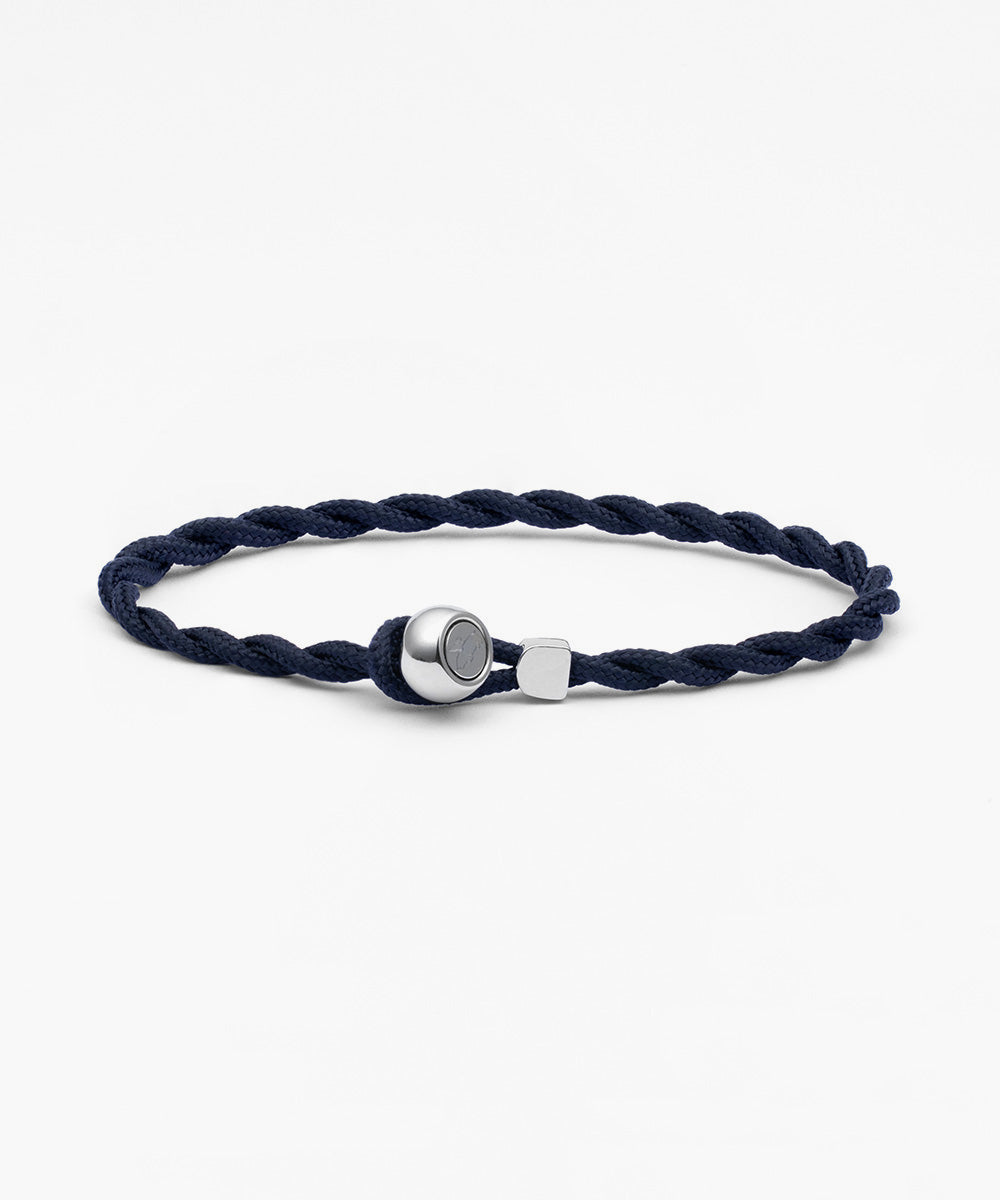 pig-hen-easy-ed-seilarmband-navy-silber-unisex image 1