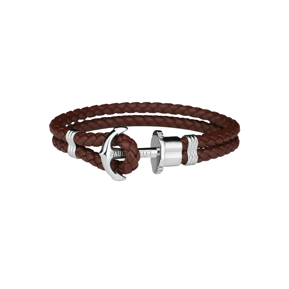 paul-hewitt-phrep-armband-silber-leder-braun image 2