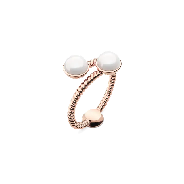 paul-hewitt-rope-pearl-ring-ros-gold-offener-perlenring image 1