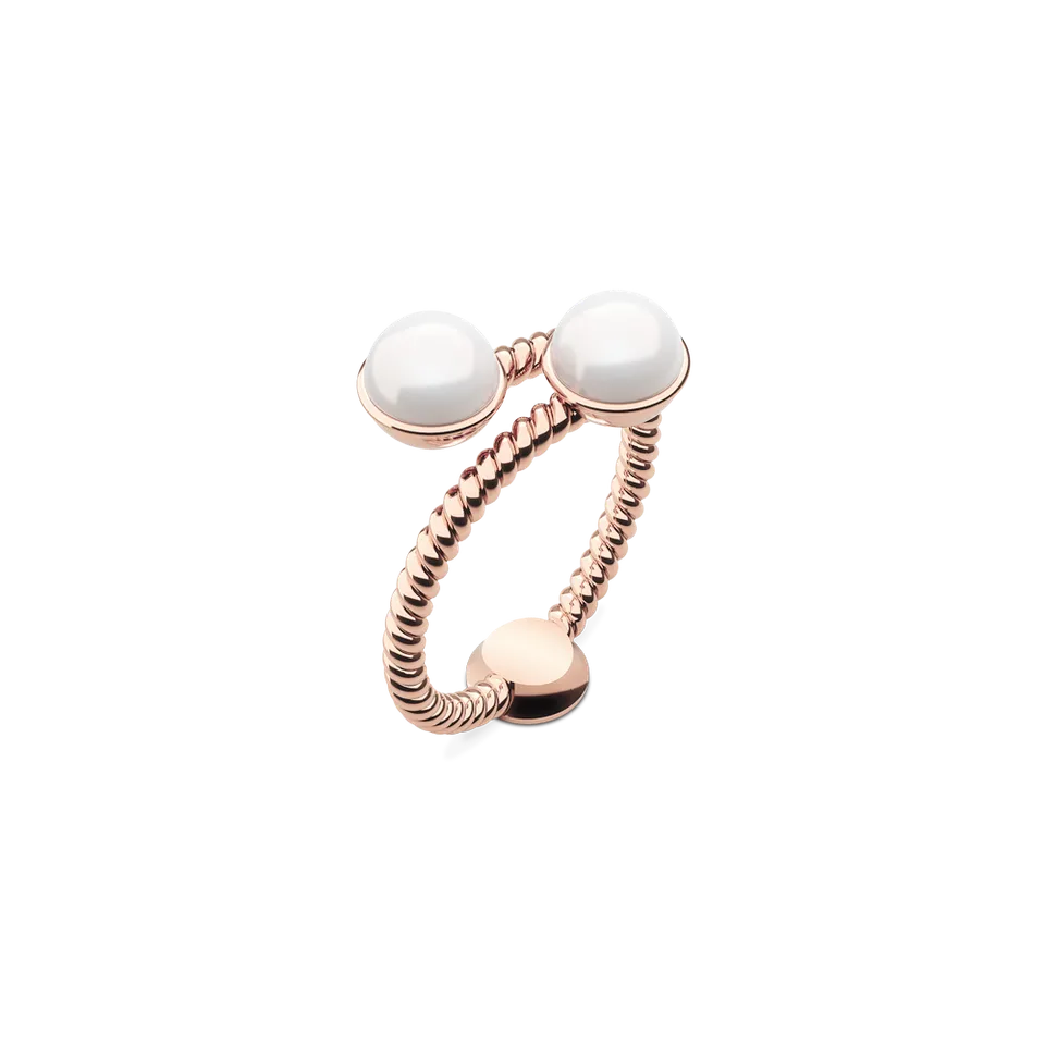 paul-hewitt-rope-pearl-ring-ros-gold-offener-perlenring image 1