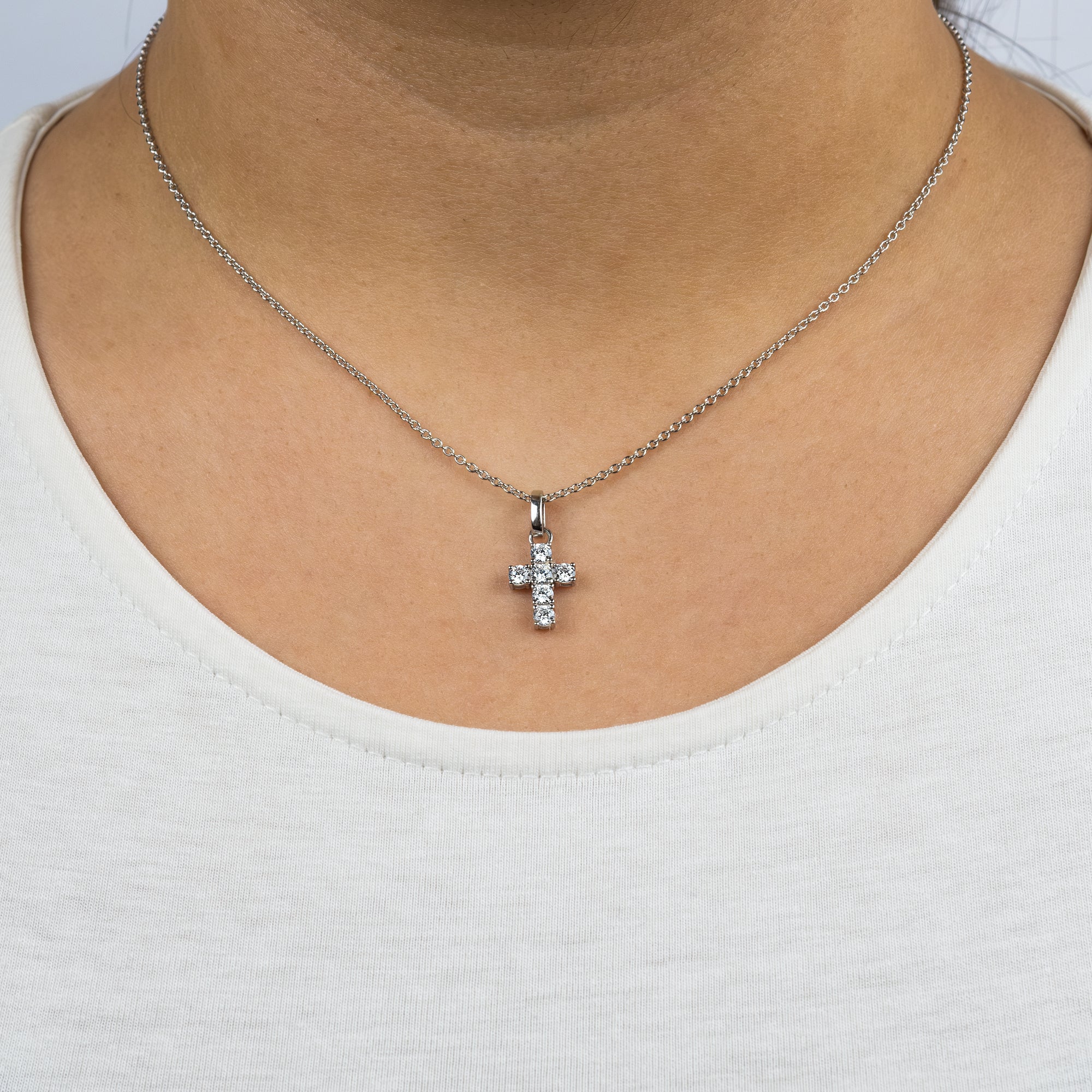 engelsrufer-halskette-925er-silber-kreuz-mit-zirkonia image 2