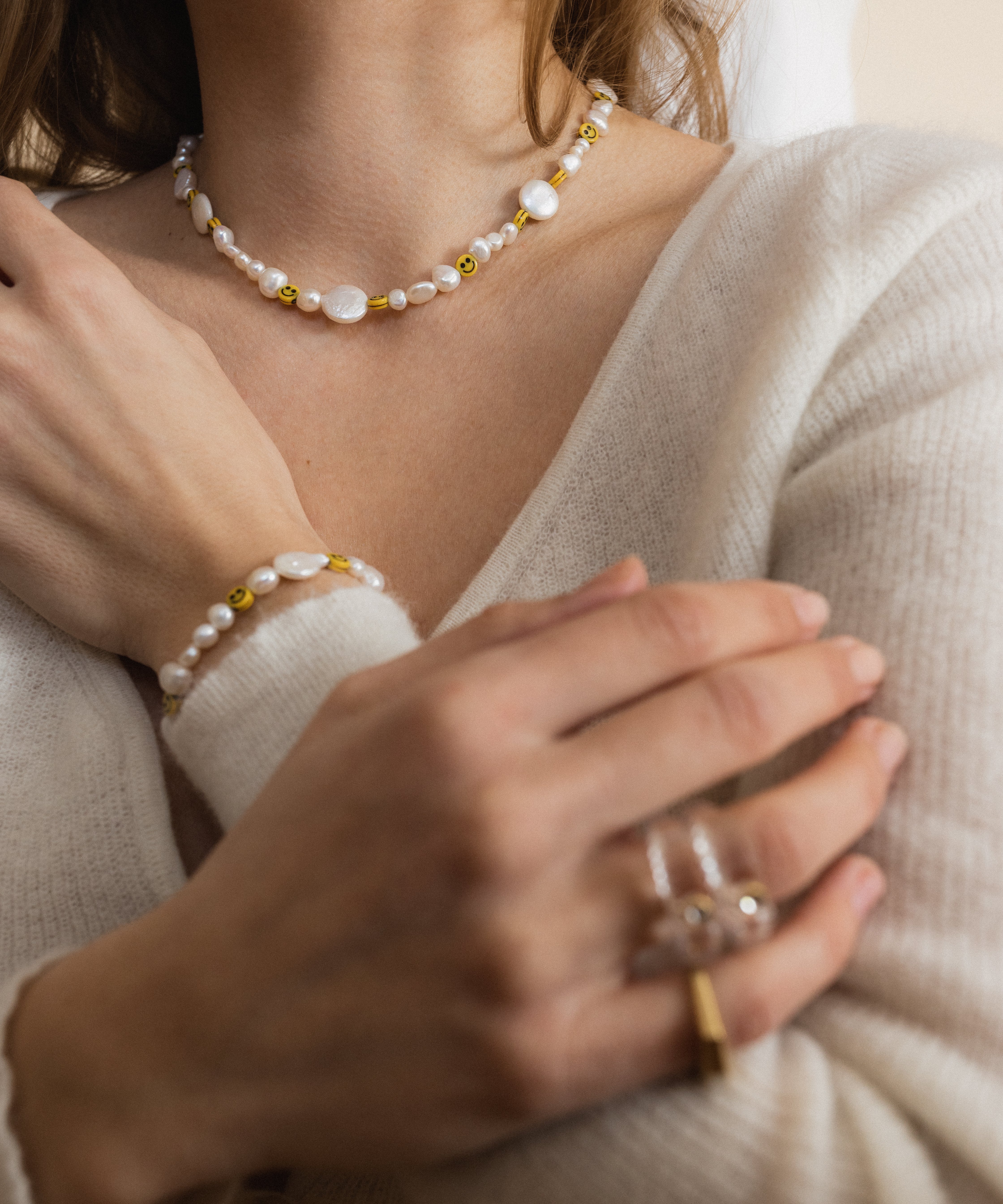 wald-berlin-smilie-dude-pearl-armband-mit-extension image 4
